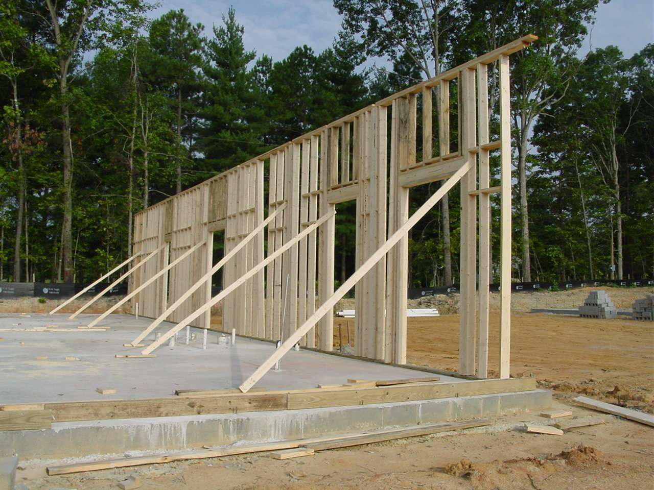 Structure being built
