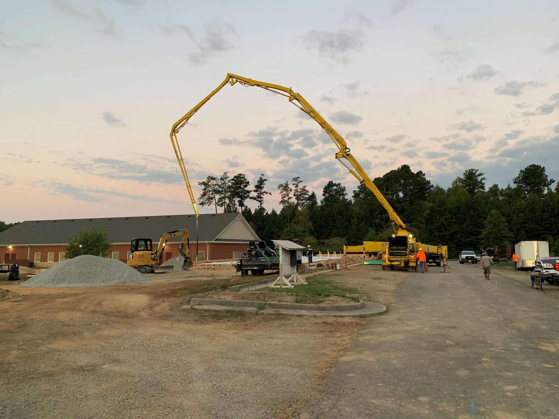 Crane working done at Eagle Telecommunications