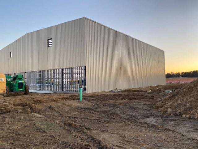 Chester Field County Hangars A&B almost completed