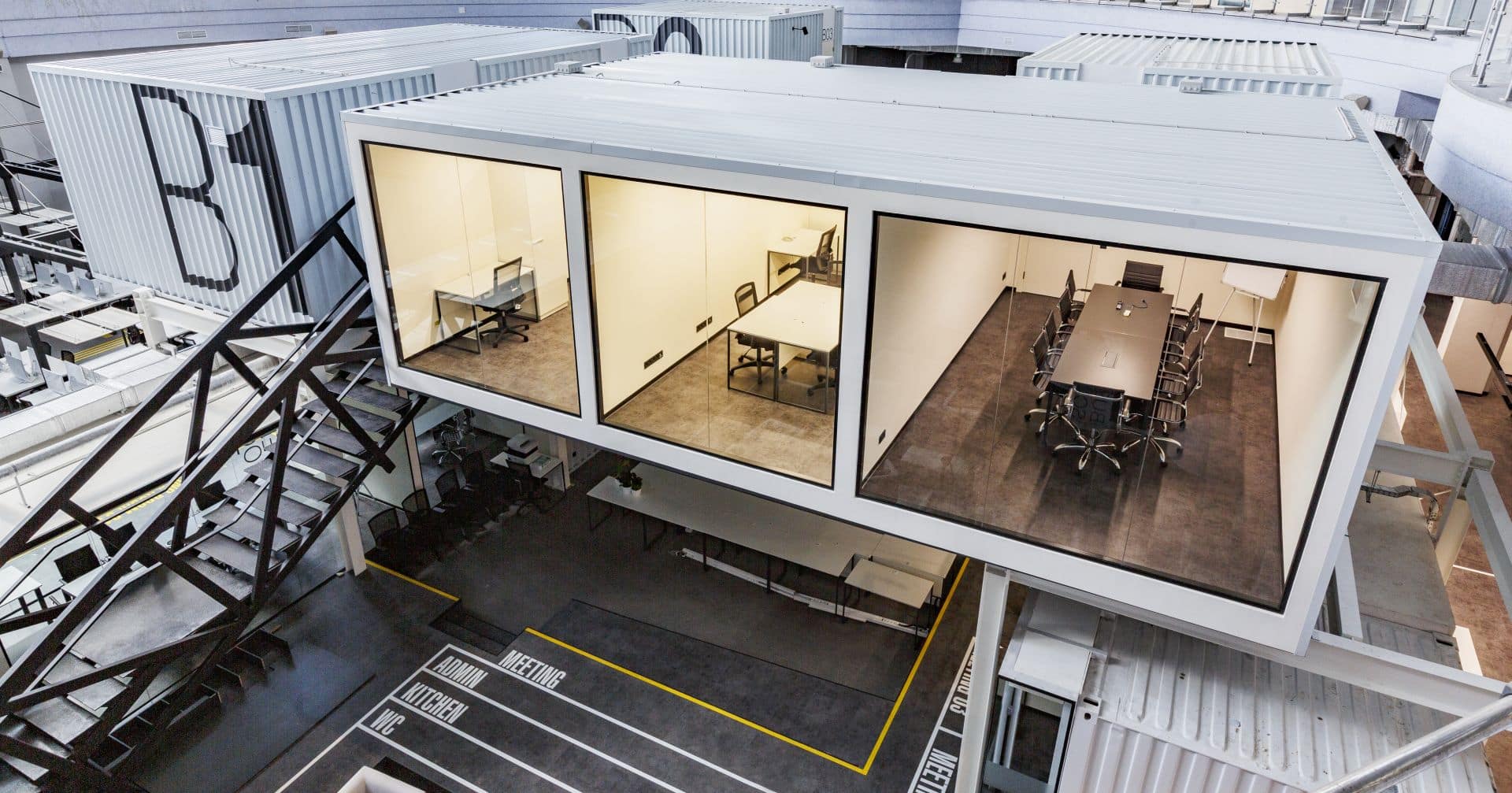 Modular construction project with off-site fabrication and installation