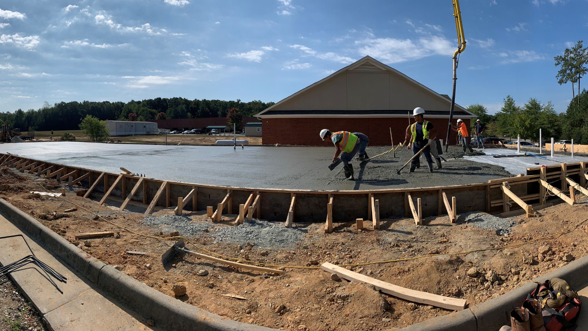Industrial construction project for manufacturing and warehouse facility